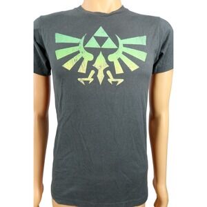 Legend‎ of Zelda Twilight Princess T Shirt S Triforce Nintendo Gamer Gaming Gray